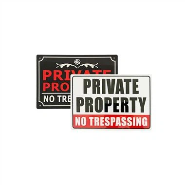 کوئی تجاوز کرنے والے نجی املاک کے نشانات نہیں۔