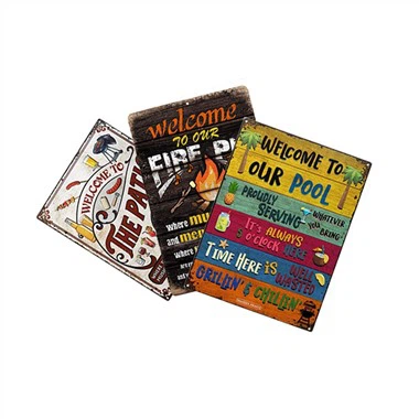 خوش آمدید بیک یارڈ بار پارٹی سائن